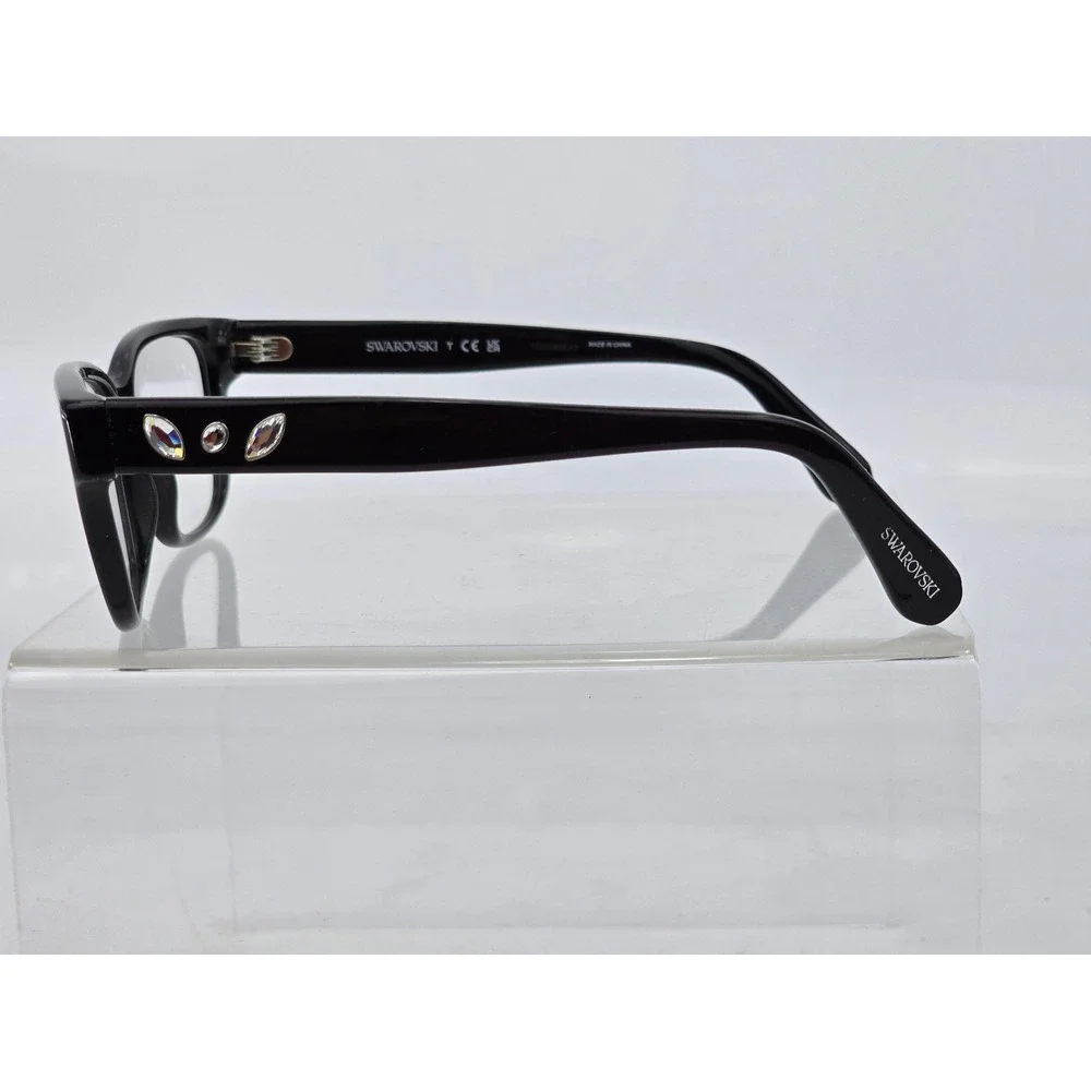 Swarovski SK2007 Eyeglasses Women 54mm Black Crystal Accents - New